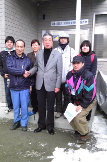 石巻震災ボランティア第11陣−マイナス９度の寒さ