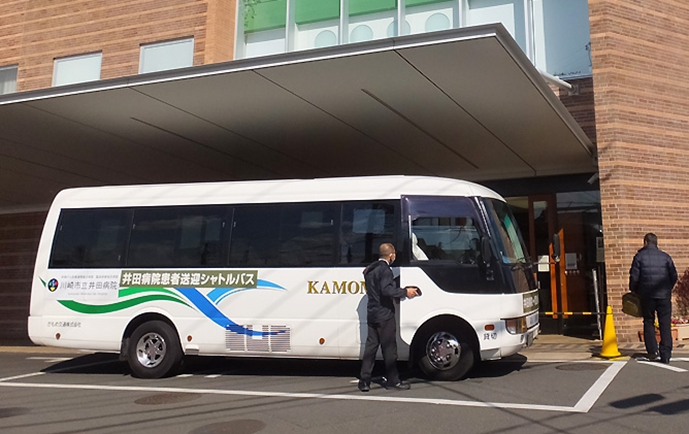 井田病院の送迎バス　病院管理者「前向きにやるべき」と実現に向けて大きな一歩